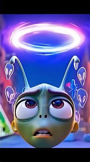 Power Unlocked Target Lock | Alien on earth 🌎 #funny #cartoon #funnysong