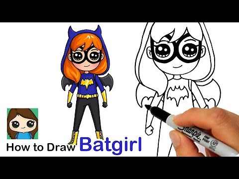 How to Draw Batgirl 🦇| DC Super Hero Girls