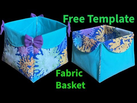 This Basket Is The Easiest Basket Sewing Tutorial Of All/New Design How To Sew A Basket- Must Watch!