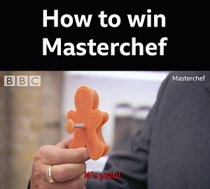 Just make sure your food looks like the judge. | BBC One