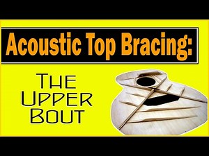 Chapter 19b: How To Brace The Upper Bout In This Guitar Top!