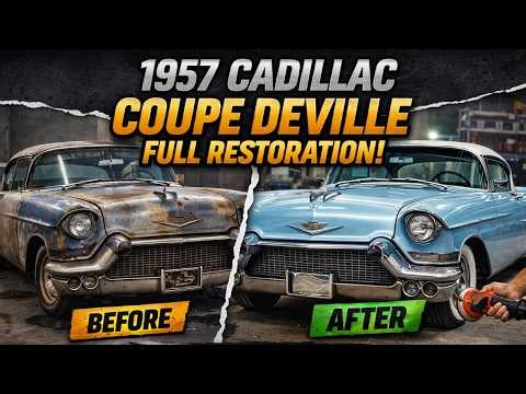 1957 Cadillac Coupe DeVille Full Restoration | Classic American Luxury Reborn