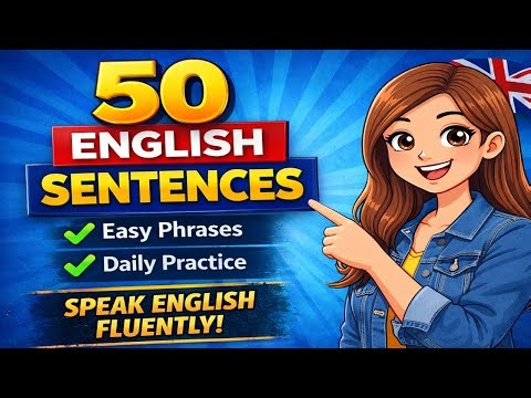 Learn English Daily | 50 Useful Sentences with Examples