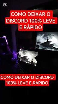 HOJE VOU MOSTRAR COMO PODES DEIXAR O TEU DISCORD 100% LEVE E RAPIDO #discord #windows #optimization