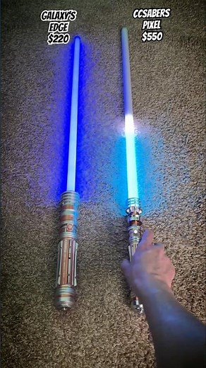 Galaxy’s Edge Leia vs Neopixel Lightsaber!