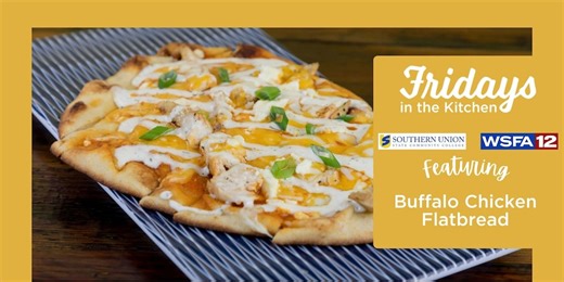Fridays in the Kitchen: Buffalo Chicken Flatbread