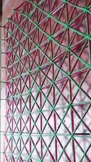 "Handmade Nail & Thread table cover 2025 | Wool String Art Table Cover | DIY Craft Ideas"