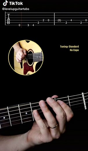 Level Up Guitar Tabs no TikTok