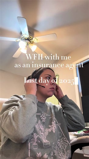 Last Day of 2025: Insurance Agent's Work From Home Routine