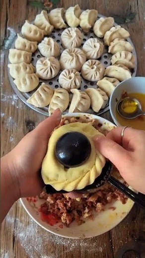 Wait For The Final Dumpling Flower… So Satisfying! 🤯 #trending#viralvideo #lifeisbutadream#reels