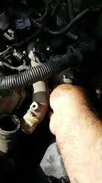 Thermostat replacement on a 2007 Hyundai Santa fe part #2