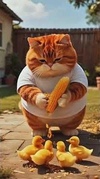 Orange Cat flying | #catshorts #shortsfeed #viralshorts #trending