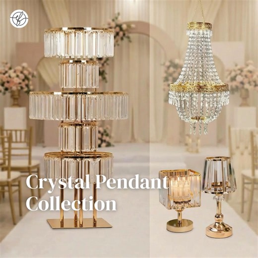 🌟 Event planners & decorators love our Crystal Pendant Collection! This collection features thick gold frames, premium crystals & elegant designs that elevate any event. From intimate dinners to grand ballrooms – these pieces deliver the wow factor, without the wow price tag (the bad kind) 😉 ✨ Wholesale pricing for event professionals ✨ Mix & match sizes for stunning tablescapes ✨ Durable & reusable Create picture-perfect settings you and your clients will love. | eFavormart
