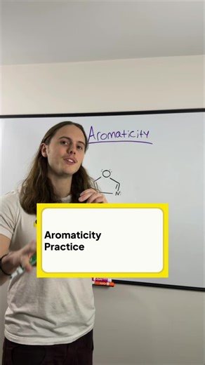 Here is a short practice problem to make sure you know how to figure out if a molecule is aromatic or not! #organicchemistry #chemistry #ochem #Study #premed