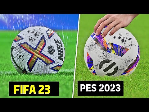 FIFA 23 vs eFootball 2023 - Direct Comparison 🔥 Graphics, Facial, Animation, Gameplay | Fujimarupes