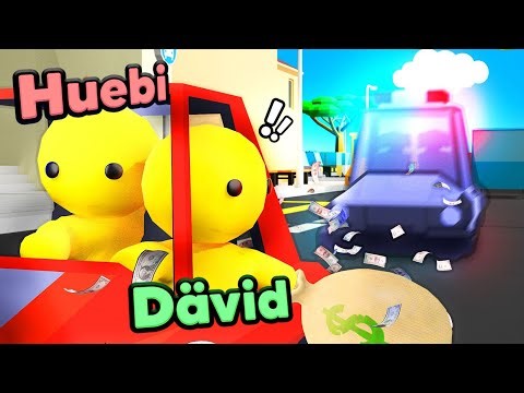 Dävid und Huebi ÜBERFALLEN eine BANK in Wobbly Life!