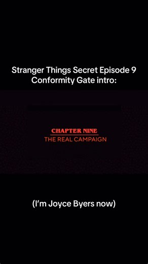 BLURAYANGEL on Instagram: "Stranger Things Secret Episode 9 Conformity Gate is real only in our heads 😂 @blurayangel #strangerthings #strangerthings5 #netflix #blurayangel #conformitygate"
