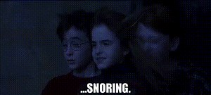 ...snoring.