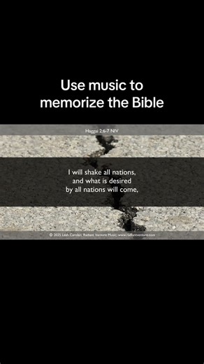 Use music to memorize Bible verses.
