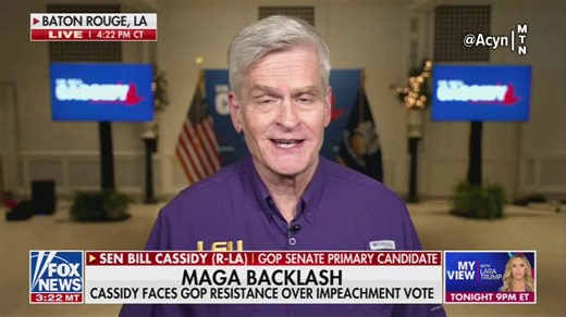 Jason Chaffetz really going after Senator Cassidy on his vote to convict President TrumpChaffetz: Knowing what you know now about the farce that was put forward, would you still vote to convict Donald Trump?Cassidy: I'm a doctor. You give me all the information, I make a decision and move on. I don’t keep on going back on what happened five years ago. Chaffetz: You just touted everything you’ve done for the past five years! Why can’t you answer that question?Cassidy: You may go back and flagella