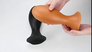 Butt Plug Anal Training Kit with Strong Suction Cup Prostate Massager Comfortable Soft Silicone Anal Plugs for Beginners Advanced Players Sex Factory (M)