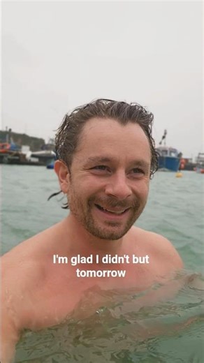 Calming your nervous system after doing something scary. #coaching #coldtherapy #icebath