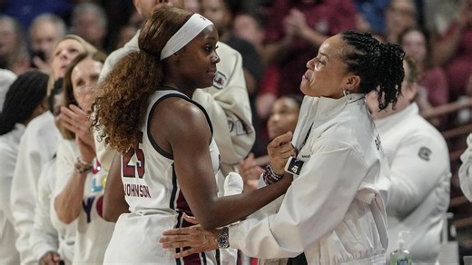 How Raven Johnson made Dawn Staley sweat a little after 'storybook' final home game