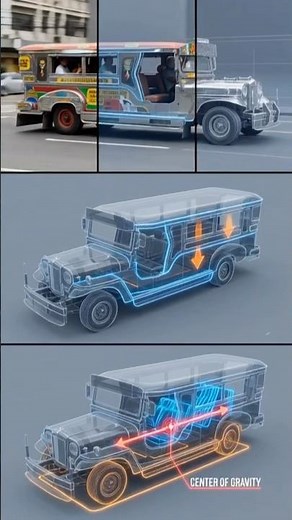 The Engineering Secret Behind Philippine Jeepneys #jeepney #engineering