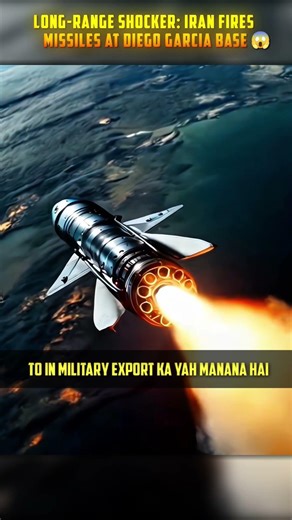 LONG-RANGE SHOCKER: IRAN FIRES MISSILES AT DIEGO GARCIA BASE #geopolitics #career247 #iran #usa #war
