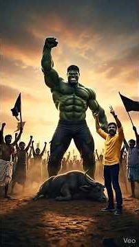 "Papa Ko Utha Le Gaya Gunda.... Hulk Badmash Ne Kya Kiya?" 😱 #ai #hulk