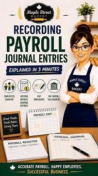 Mastering Payroll Journal Entries | Maple Street Bakery #accounting #accountancy #bookkeeping