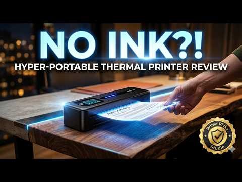 I Printed Without INK?! (Phomemo M832 Portable Printer Review) 🤯
