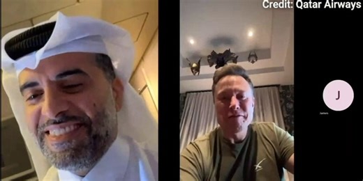 SEE IT: Video call between Elon Musk, Qatar Airways CEO using Starlink