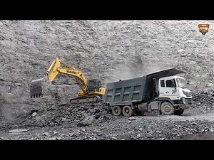 Poclain🚜 Loading by PC 350 Komatsu 🚜 || Poclain Komatsu PC 350 || PC 210-10M0