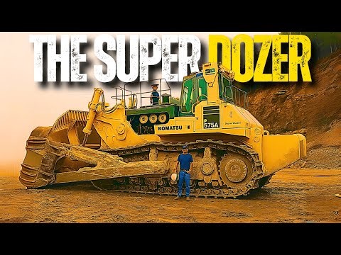 Komatsu D575A-3SD: The Super Dozer That Moves Mountains