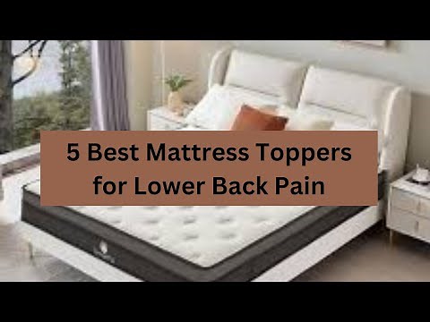 🛏️ 5 Best Mattress Toppers for Lower Back Pain in 2025 | Ultimate Pain Relief & Comfort!