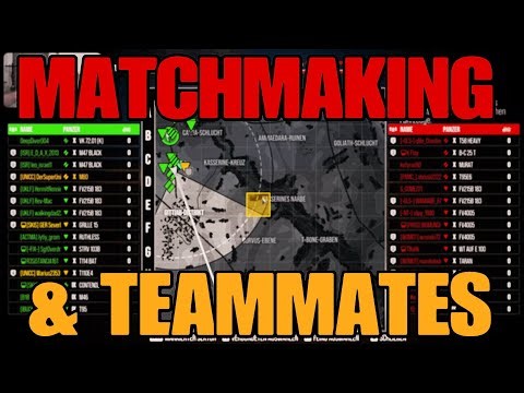 Matchmaking und Teammates, was ist das Problem? | World of Tanks Console