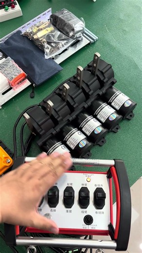 linear motor hydraulic valve Joystick Proportional wireless remote control#fassi #crane #palfinger