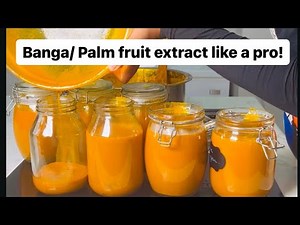 How to extract palm fruit . 10kg in 30 minutes (No stress) in your white kitchen 😁😁.