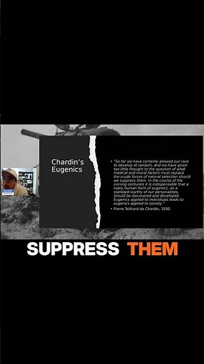 Pierre Teilhard de Chardin's devotion to transhumanism and eugenics