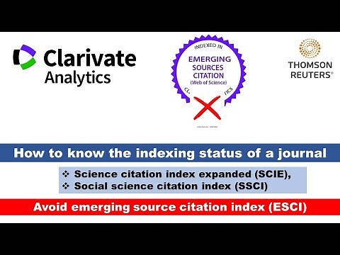 How to verify indexing of journal @ #wos Clarivate SCIE (Thomson Reuter) #phd #phdlife
