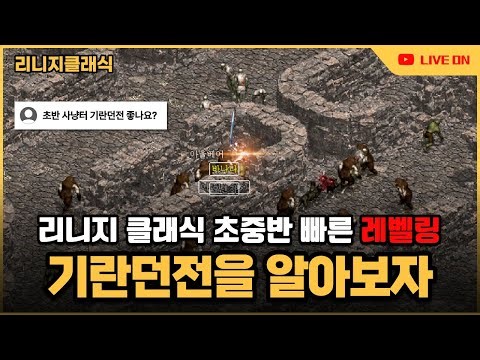 [Lineage Classic] Where can I quickly level up in the early stages of the game?