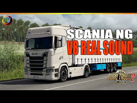 ETS2 MODS - Scania NextGen V8 Real Sound v10 [ETS2 1.37]