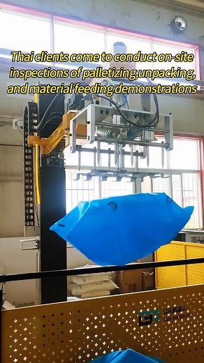 Unpacking and Feeding #industrial #automobile #machine. | Beiyuan Palletizing Robot