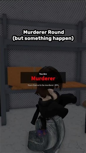 murderer round #mm2 #murdermystery2 #shorts