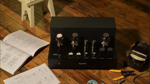 拉菲尔DP34 LS35A专用胆机评测 复古蒸汽波开箱系列