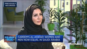 12K views · 236 reactions | CNBC speaks with Enaam Gazi Al-Aswad, poised to become Saudi Arabia's first female driver for ride-hailing app #Careem Women in Saudi Arabia will be able to legally drive for the first time this weekend. With the freedom to drive, Saudi Arabia's women could change the economy #saudiwomentodrive #saudiarabia via @CNBC | RiyadhConnect | Facebook