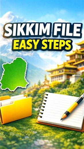 ‼️how to make Sikkim file easy to make 💗