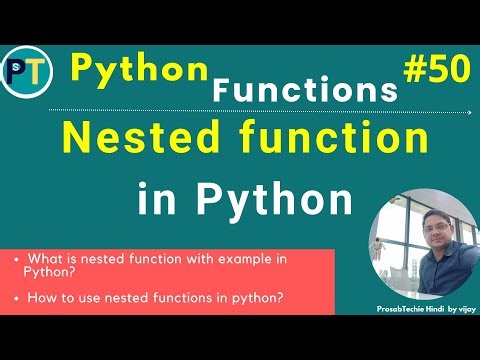 Nested Or Inner Function In Python | How Nested Functions Work In Python? [ Hindi ]