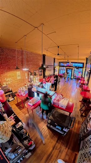 3.5 hours in 37 seconds! 🤯✨ Huge thanks to everyone who came out and celebrated with us tonight — we had an absolute blast! 💥🌲🎄🌲 And shoutout to @cadenblockmedia for capturing this awesome time-lapse of the store! 🤩📸 | Back Alley Bakery & Cafe